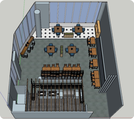 창의적인 스케치업 활용으로 완벽한 브런치 카페 리모델링!