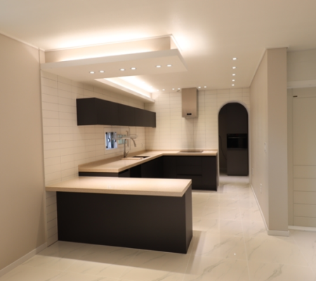 최적 주방 활용으로 새로운 공간 연출, 오산 타운하우스 인테리어 리모델링