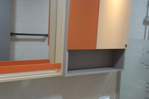 세련된 스타일과 실용적인 기능을 담은 포인트 욕실 리모델링