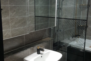 양우내안애, 순천의 신개념! 독특한 욕실 리모델링과 중문공사 완료