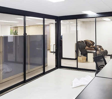 수원 광교 오피스텔: 4연동 슬라이딩 도어로 공간을 넓히다!