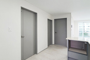 광명 리버빌, 슬림 문틀 도어 설치의 성공적인 변신을 엿보다!