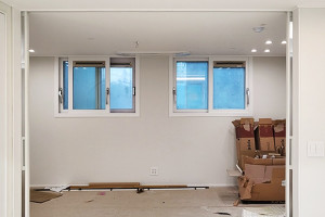 위례 신도시 더힐, 아치형 슬라이딩 도어 설치로 새롭게 열린 공간의 매력!