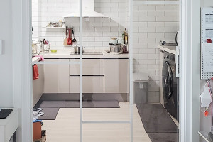 양천구 목동신시가지의 공간을 아름답게! 초슬림 3연동 도어 설치로 완성한 시공사례