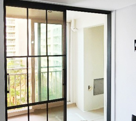 우만동 40평 아파트, 고급 슬라이딩 도어로 변신: 공간 혁신의 시작!