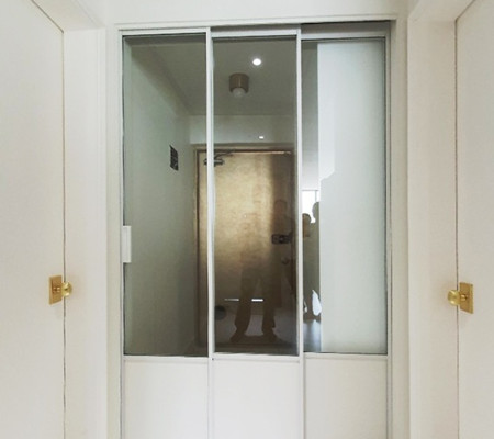 서울 동대문구 이문삼익아파트: 초슬림 3연동 중문 인테리어로 고급스러움 더하기