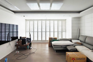 곤지암 아파트 40평, 프리미엄 우드 폴딩도어로 집안의 품격을 높이다!