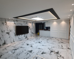 수원 영통, 폴리싱타일로 거실·주방 …