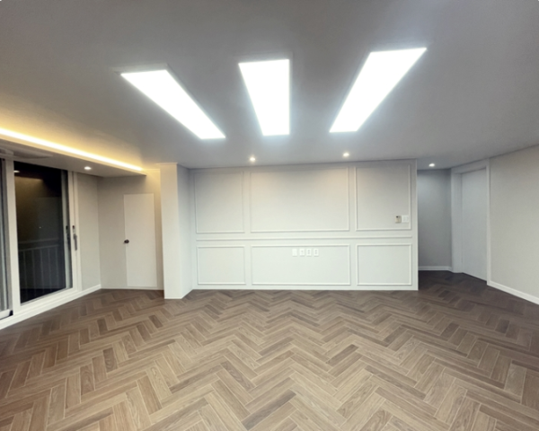 바닥의 변신, 헤링본 패턴 강마루로 …